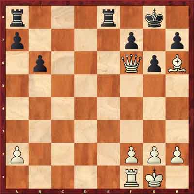 queen and bishop fianchetto checkmate